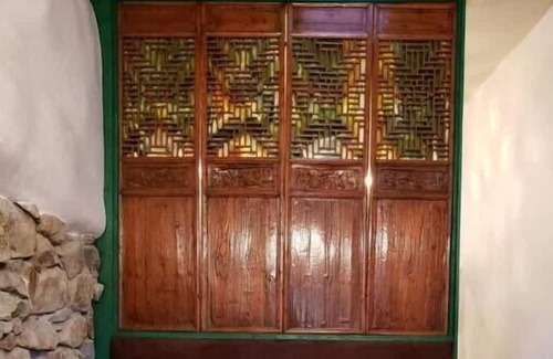 Cerrillos Haus | Romantic, Rock Carriage House, Hot Tub, WoodStove, on Historic Property