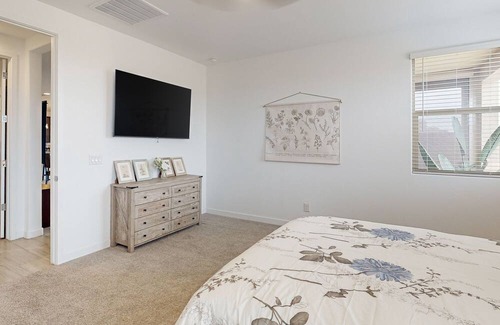 South Mountain Haus | Spacious, mountain view home with a private pool, enclosed yard, & washer/dryer