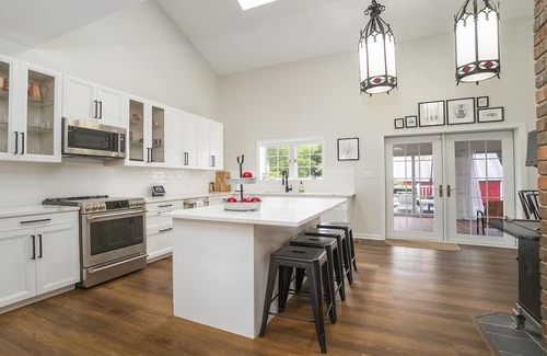 Dixon Haus | Urban Escape: 20-Acre Modern Farmhouse with Pool, Ponds & Nature Trail