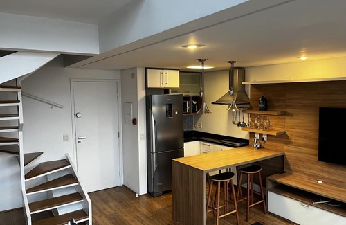 Itaim Bibi Wohnung | Flat Duplex com Serviço de Camareira ao Lado do Parque Ibirapuera