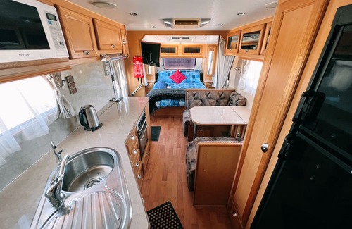 Bonney Haus | Waves & Whimsy: Pet Friendly Lakefront Caravan Stay at Coorong Island
