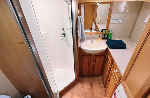 Bonney Haus | Waves & Whimsy: Pet Friendly Lakefront Caravan Stay at Coorong Island