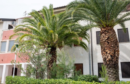 Falerna Wohnung | Holiday Apartment "Trilocale 37 Residence La Giungla" with Sea View, Shared Pool & Wi-Fi