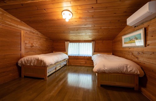 Nasu Haus | Log house with nature BBQ grill available Projector available Pets allowed 3 bedrooms Up to 3 parkin / Nasugun Tochigi