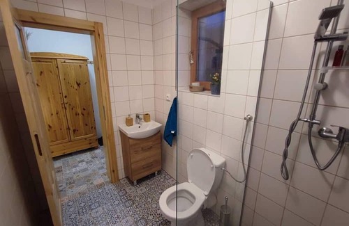 Tisa Wohnung | Cozy full-equipped studio in Tisá. Pet-friendly. 5 minutes to rocks by walk!