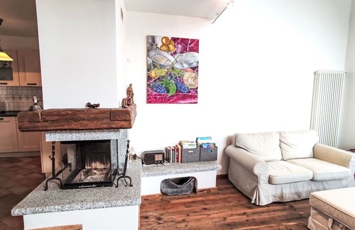 Bleggio Superiore Haus | Lovely apartment in villa for 5 people with WIFI, TV, terrace and panoramic view