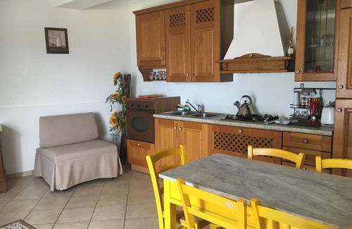 Bogliasco Wohnung | Room 'Camera Mimosa' with Sea View, Wi-Fi and Air Conditioning