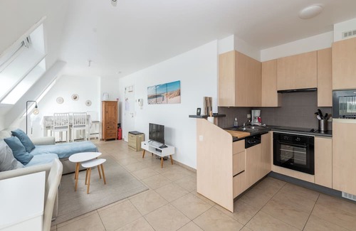 Nieuwpoort Wohnung | Duplex flat with shared pool on estate