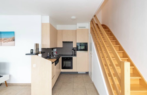 Nieuwpoort Wohnung | Duplex flat with shared pool on estate
