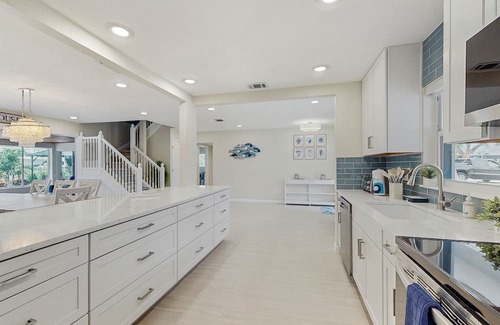 Bahia Vista Haus | Waterfront home with private pool, deck & patio - 1/2 mile to the beach