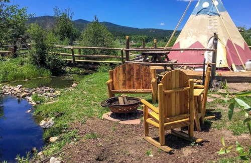 Petaca Haus | Cute Tipi in Tres Piedras for New Mexico Glamping Escapes