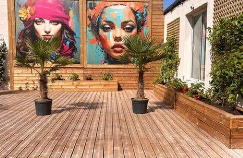 Douai Wohnung | Luxury apartment in Douai center with wifi, air conditioning, and terrace