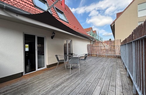 Oberderdingen Wohnung | Aposto Apartments Am Marktplatz 13 with Private Terrace and Wi-Fi