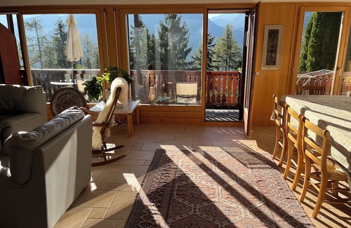 Martigny-Combe Wohnung | Relaxing sunny apartment with stunning views in Ravoire near Verbier & Chamonix