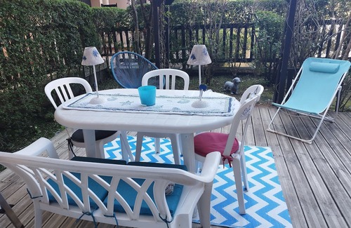Cabourg Wohnung | Charming garden for two 450 m from the sea