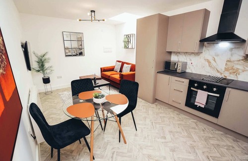 Barrow-on-Trent Wohnung | Hen & Chickens Luxury Apt Free Parking | By DerBnB