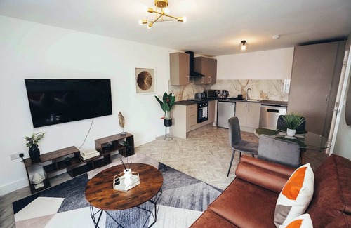 Barrow-on-Trent Wohnung | Hen & Chickens Luxury Apt Free Parking | By DerBnB