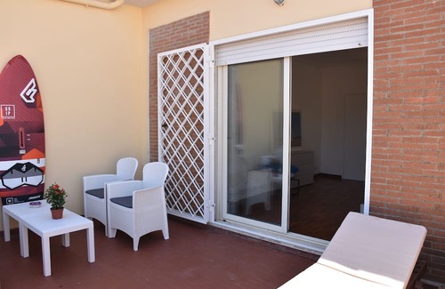 Anzio Wohnung | Penthouse overlooking the rooftops of Anzio's historic buildings, downtown but within walking distance of the beach.