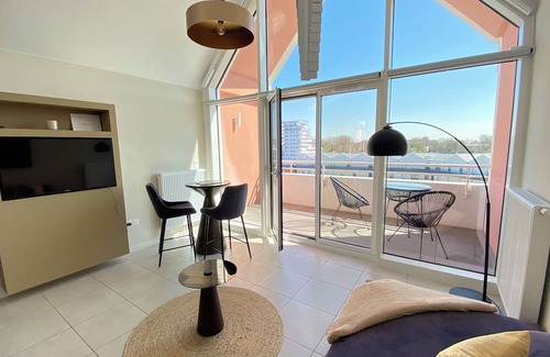 Glacis-Victoire Wohnung | La Suite Design Malo les bains Dunkerque plage, Terrace, Wifi, Netflix