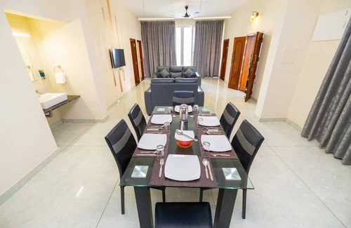 Udupi Wohnung | 12-bedroom apartment in superb Manipal with AC, WiFi. Live large