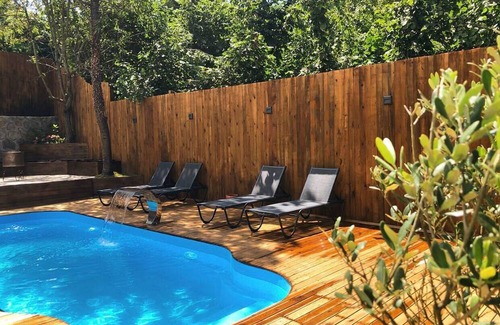 Sapanca Villa | 2+1 Private Pool - Sheltered - Fireplace 6 Person STONE HOUSE in Memnuniye