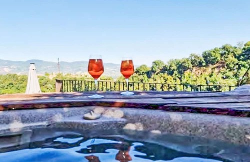 San Michele in Teverina Haus | Stunning private villa for 6 guests with A/C, private pool, WIFI, TV and terrace