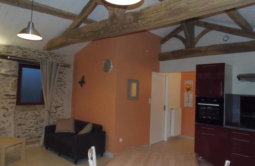 Falleron Hütte | Gîte rustique avec piscine couverte, terrasse privative et activités pour enfants à Falleron