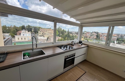 Monteverde Nuovo Wohnung | WHITECATE panoramic penthouse in Rome