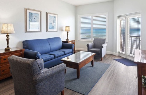 Elrod Estates Resort | Ormond Beach oceanfront view! 2-bedroom resort w/ huge pool deck on the beach!