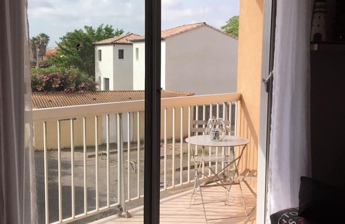 Valras-Plage Wohnung | Studio port Valras-Plage 400 m from the beach