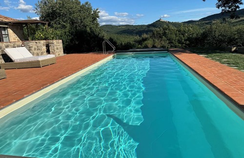 Roccalbegna Haus | Small cottage, swimming pool entirely private use