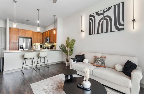 Central Business District Wohnung | Downtown Houston Modern Elegant Loft with Free Parking/WiFi/Skyview/Pool