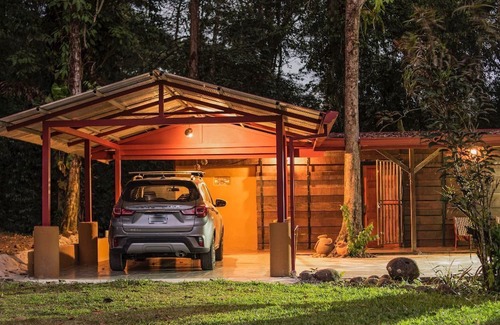 Las Horquetas Hütte | Linda cabaña rústica en Sarapiqui de Heredia con piscina y wifi