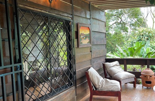 Las Horquetas Hütte | Linda cabaña rústica en Sarapiqui de Heredia con piscina y wifi