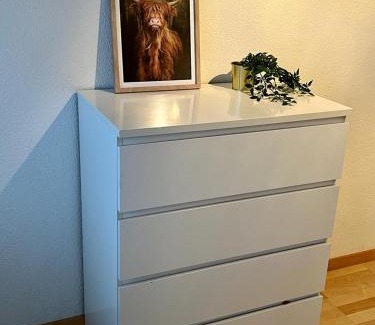 Oberlunkhofen Haus | Helles Zimmer mit eigener Dusche WC