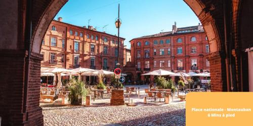 Montauban Wohnung | Cosy Triplex tout équipé et calme 100m2