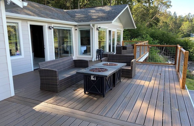 Penn Cove and Mount Baker views. 3-bedroom home.