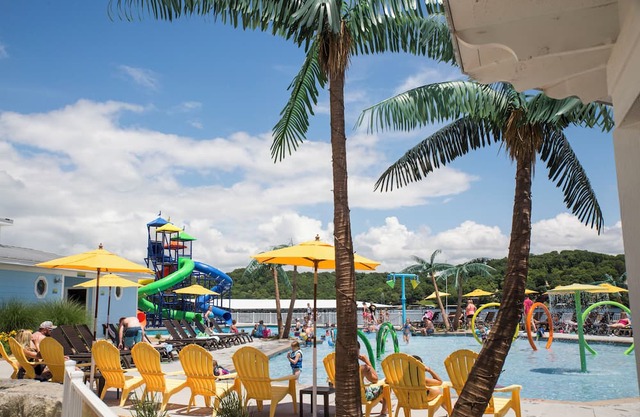 Spacious Poolside Luxury RV Experience