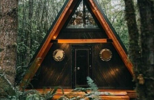 Hand Crafted A Frame in a private 80 Acre Forest