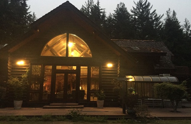 Authentic 1st generation redwood log cabin