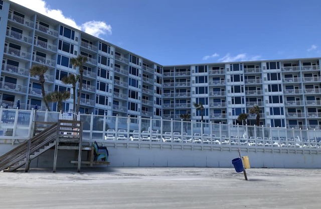 2 Bedroom Oceanview Suite overlooking the Atlantic ocean with white sandy beach