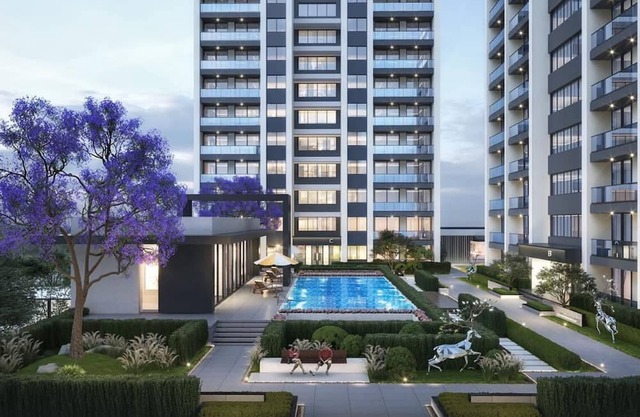 Elegantly furnished 1 bedroom, modern Kitchen, cozy living room, private balcony