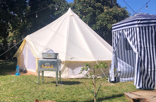 Unique Bell tent camping experience in Clewiston natire site