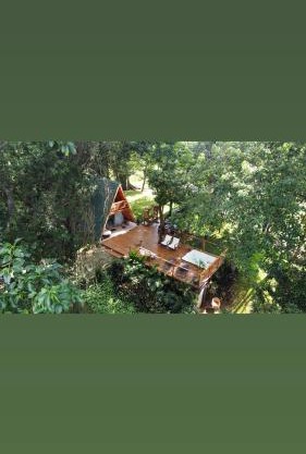 Cabana espetacular na floresta Mantiqueira