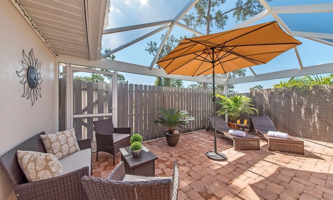 Bonita Springs Villa | Updates Polynesian Villa - 5 minutes from Gulf Beaches!