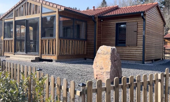 Corcieux Skihütte | Chalet l'Entékia near Gerardmer with billiards and private spa