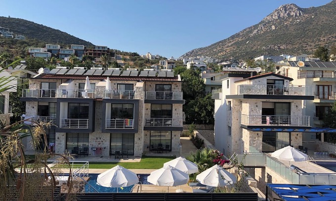 Kalkan Wohnung | Stonehaus Apart Dublex 3+1 with Jakuzzi and seaview Kalkan No.6