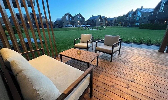 Ovre Eiker Wohnung | Lovely modern apartment near skitrails in a quiet neighborhood