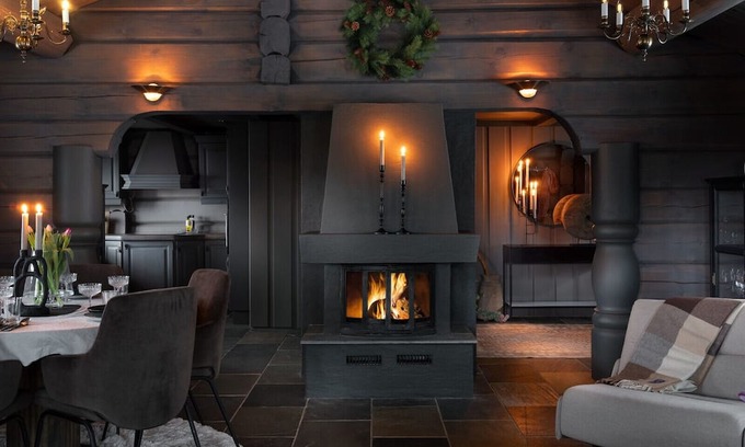 Hol Municipality Kabine | By the slopes! Cabin in Vestlia/Geilo sleeps 13. Modern, cozy, wifi.