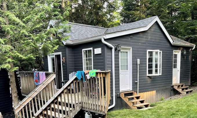 Haliburton Haus | Lakefront 2 cottage property with large private dock. Recently renovated.